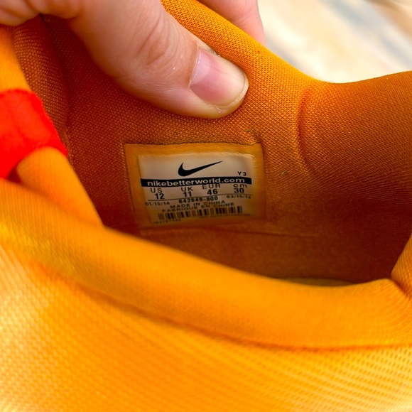 Nike Air Max LeBron James XI 11 Floridian Atomic Orange Mango Men’s Size 12 - Picture 8 of 8